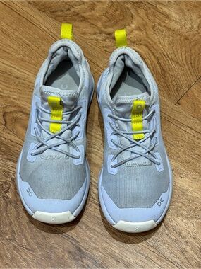 On Cloudleap Kids sneackers US K3 EU35 glacier yellow slip on